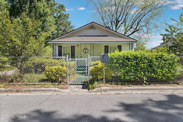 view of bungalow-style house