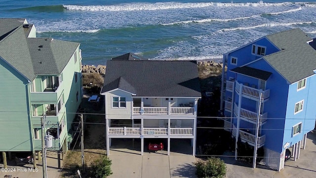 1514 Carolina Beach Ave N Unit 1 & 2, Carolina Beach, NC 28428 - drone / aerial view of extended coastline