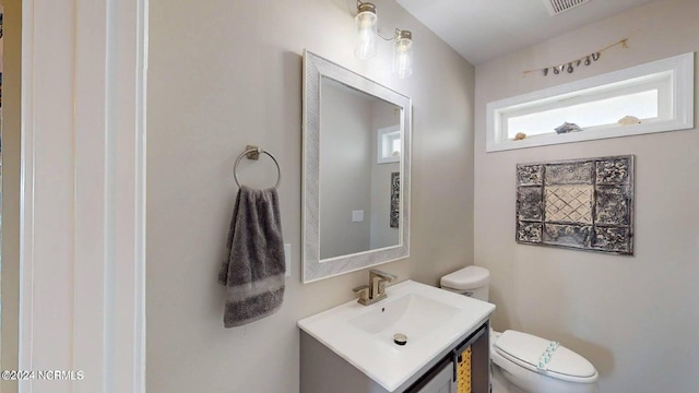 1514 Carolina Beach Ave N Unit 1 & 2, Carolina Beach, NC 28428 - bathroom featuring toilet and vanity