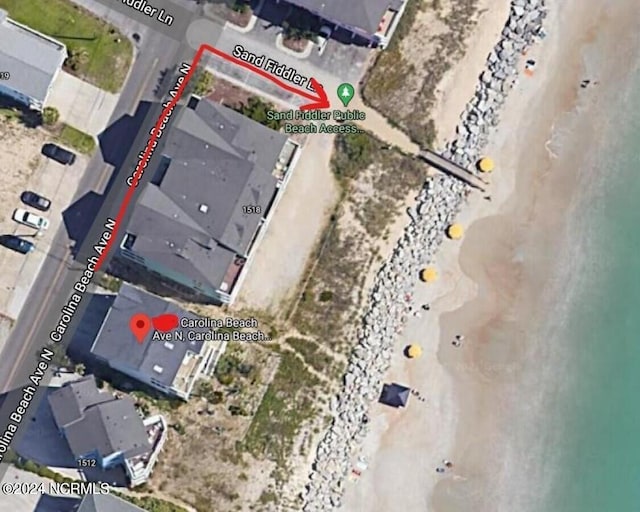 1514 Carolina Beach Ave N Unit 1 & 2, Carolina Beach, NC 28428 - aerial view of property's location
