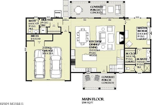 123 Majestic Cir, Merry Hill, NC 27957 - floor plan