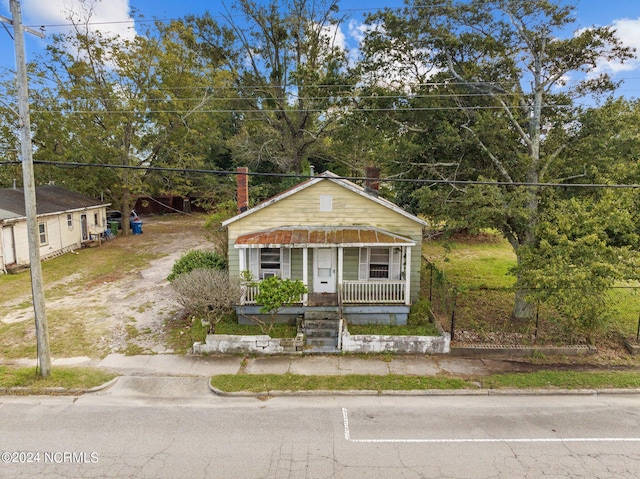 bungalow with a porch