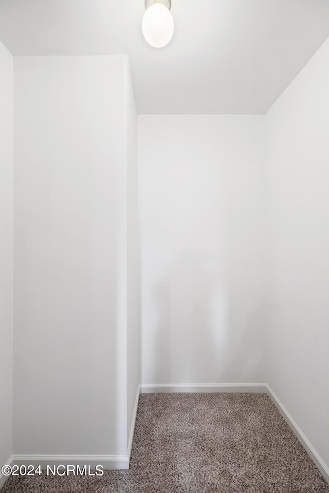 unfurnished room with carpet flooring