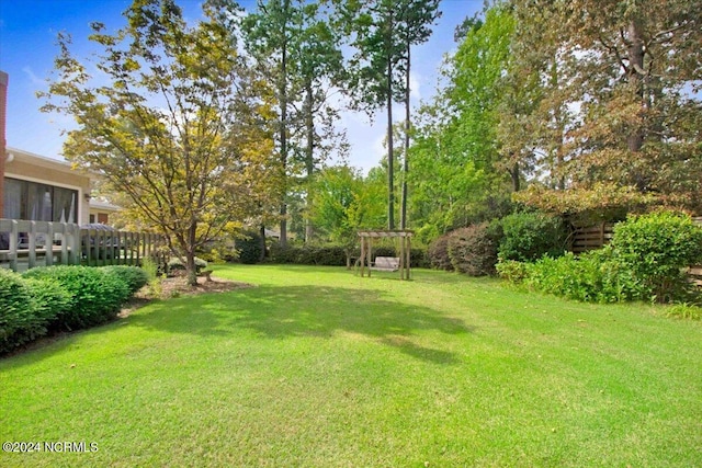 1803 Sedgefield Dr, Kinston, NC 28504 - view of yard featuring fence