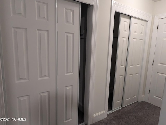 101 Kirkland Dr, Greenville, NC 27858 - hall with dark colored carpet