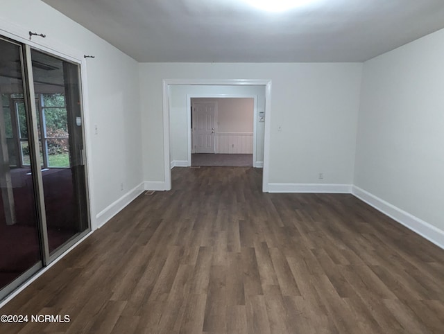 101 Kirkland Dr, Greenville, NC 27858 - unfurnished room featuring dark hardwood / wood-style flooring