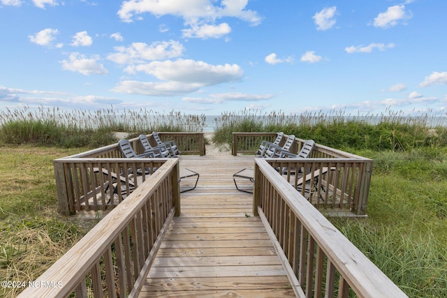 view of deck