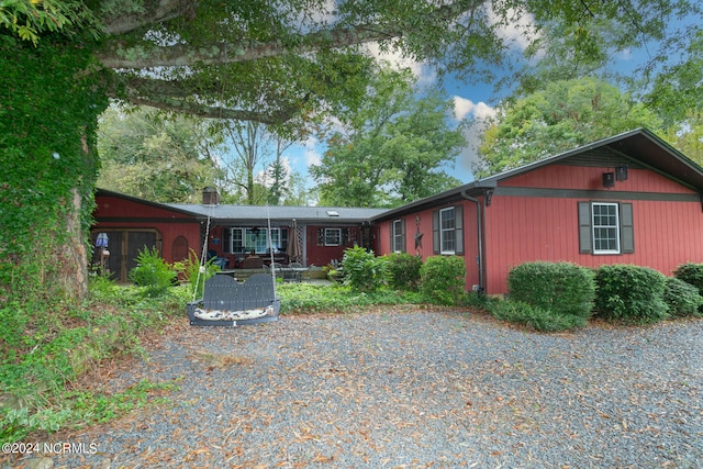 view of ranch-style house