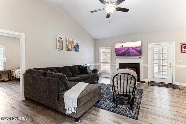 hall with light hardwood / wood-style flooring