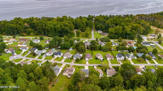 drone / aerial view featuring a residential view