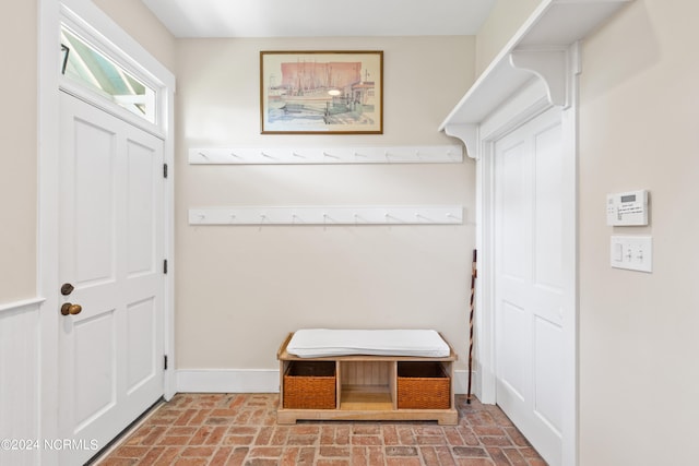 view of mudroom