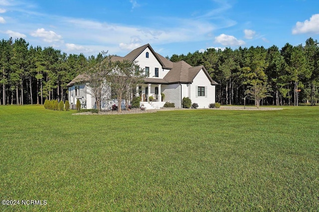 79 Bishop Branch Ln SE, Leland, NC 28451 - view of front facade featuring a front lawn