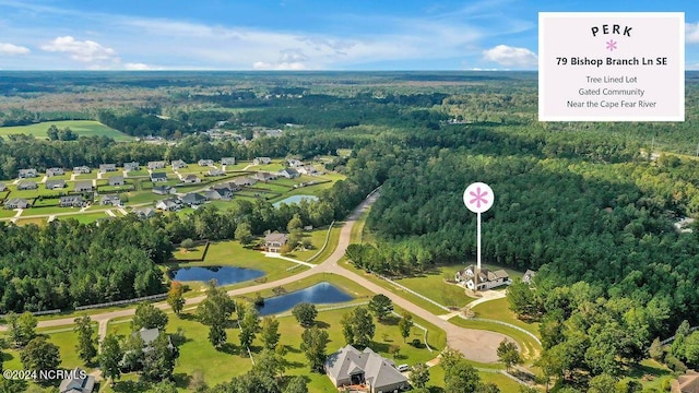 79 Bishop Branch Ln SE, Leland, NC 28451 - view of property location featuring a nearby body of water and a forest