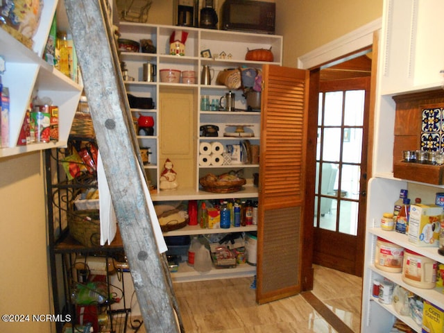 view of pantry