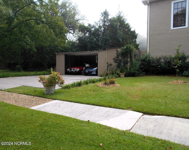 view of yard