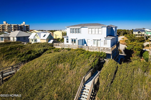 view of rear view of property