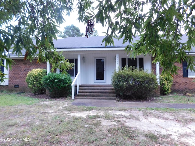 view of front of home