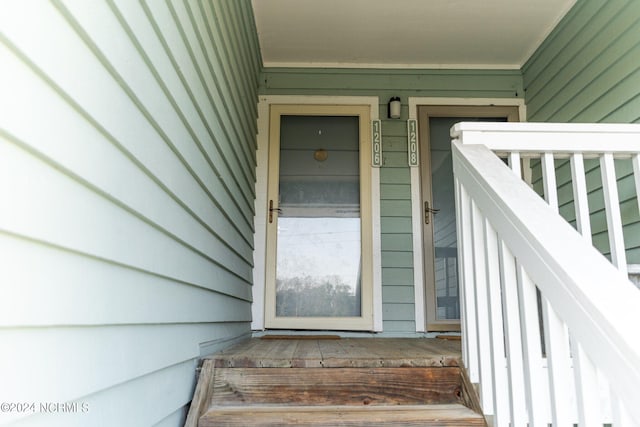 view of entrance to property