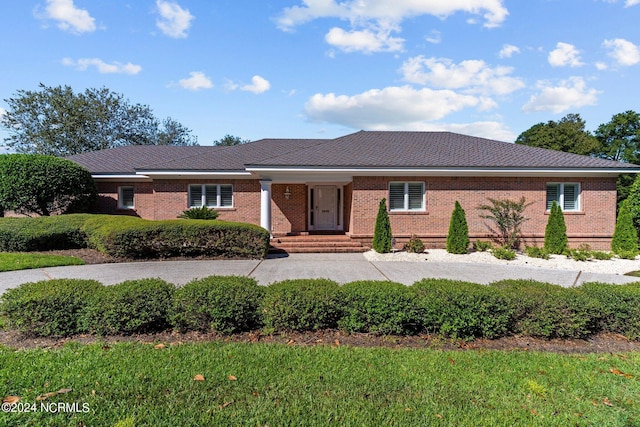 view of ranch-style home