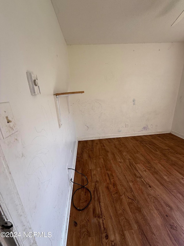 interior space featuring hardwood / wood-style flooring