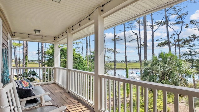 114 SW 21st St, Oak Island, NC 28465 - exterior space featuring a water view