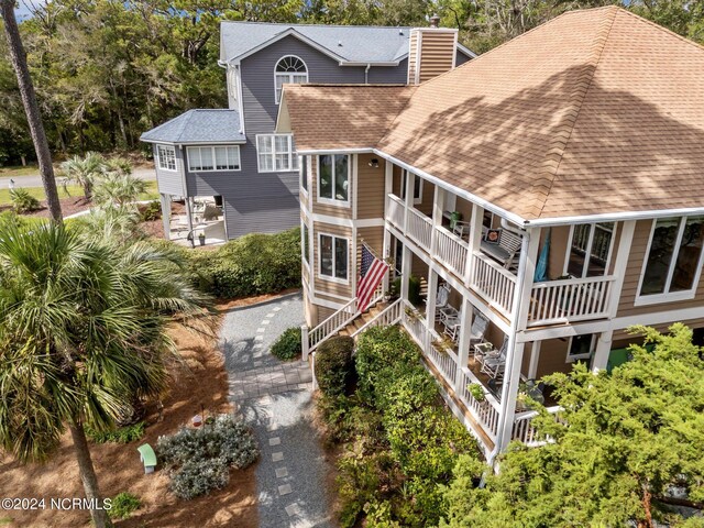 114 SW 21st St, Oak Island, NC 28465 - birds eye view of property