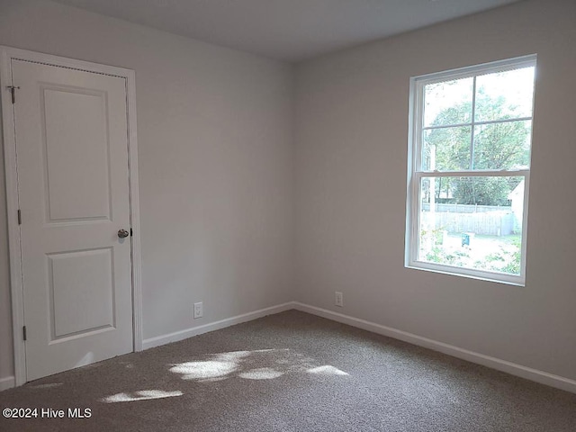 empty room featuring carpet