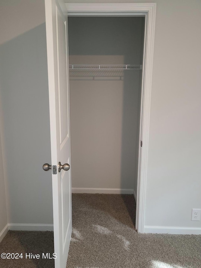 view of closet