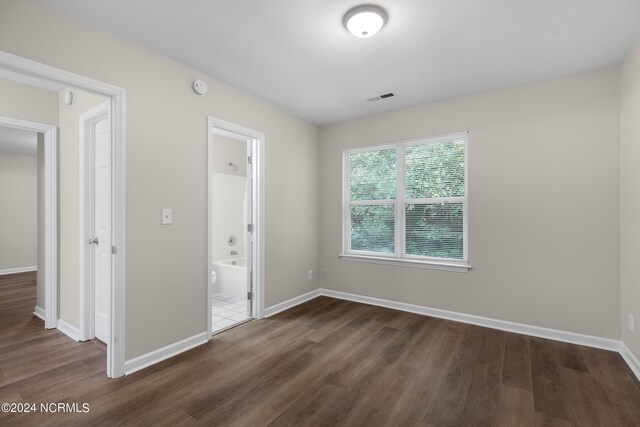 full bathroom with vanity, bathtub / shower combination, toilet, and tile patterned floors