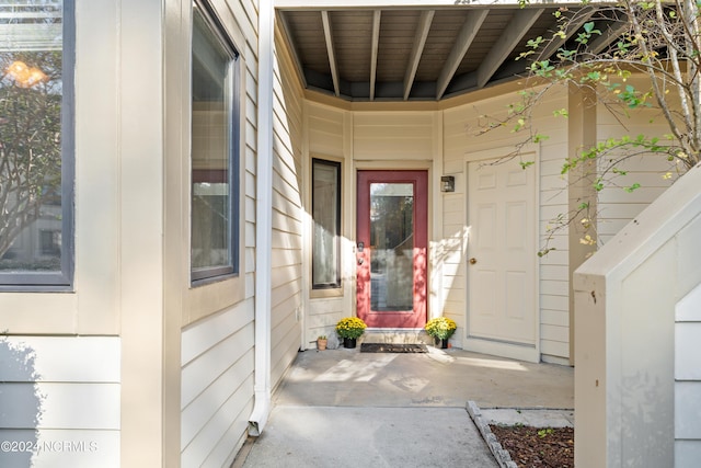 view of entrance to property