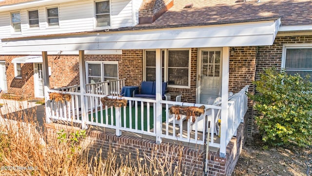 view of back of property