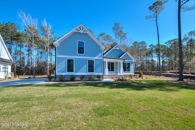 572 Hearthside Dr SE, Bolivia, NC 28422 - view of front of property with a porch