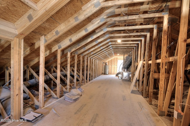 572 Hearthside Dr SE, Bolivia, NC 28422 - attic with water heater