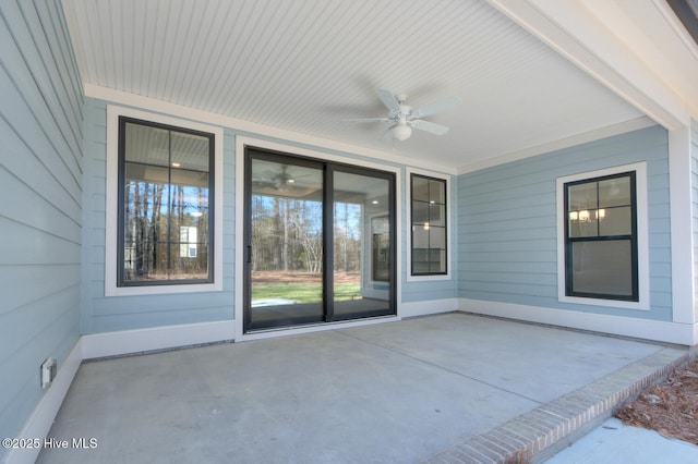 572 Hearthside Dr SE, Bolivia, NC 28422 - view of patio with a ceiling fan