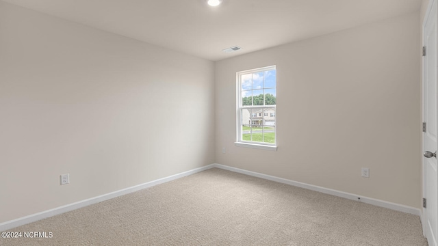 empty room with carpet floors