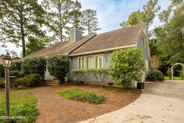 view of front of home