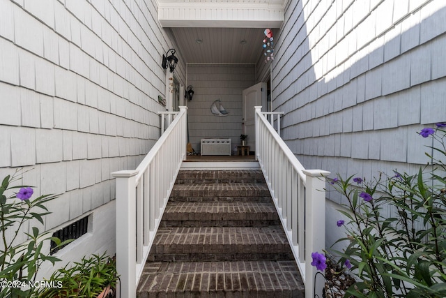 view of staircase