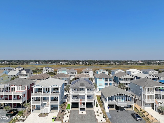 aerial view featuring a residential view