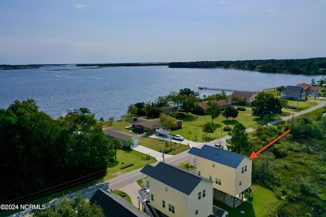 250 Riverside Dr, Sneads Ferry, NC 28460 - drone / aerial view of a large body of water