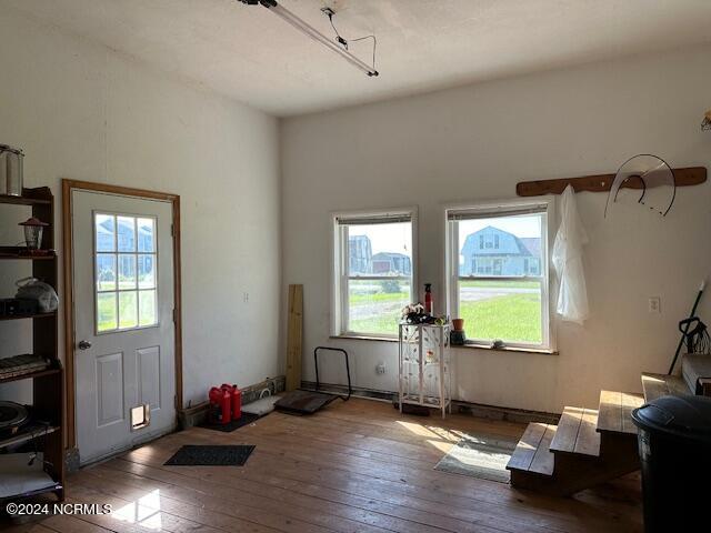 interior space featuring hardwood / wood-style floors