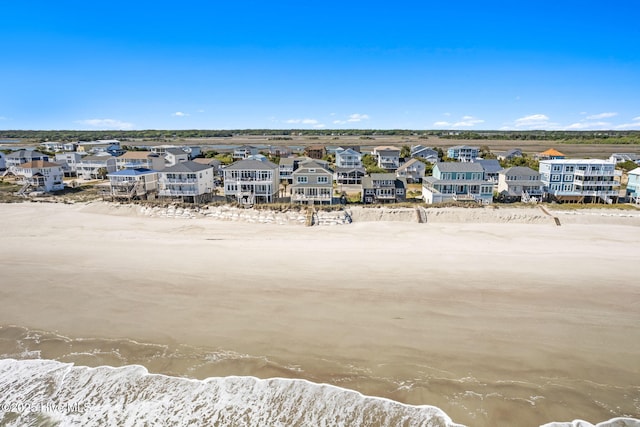 6615 W Beach Dr, Oak Island, NC 28465 - aerial view of residential area with extended coastline