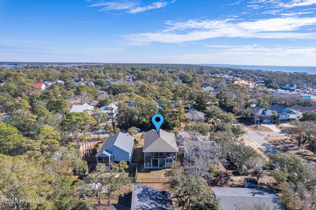 aerial view featuring a residential view