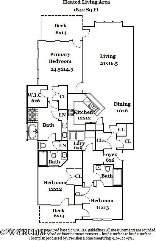 2537 St James Dr SE Unit 303, Southport, NC 28461 - home floor plan