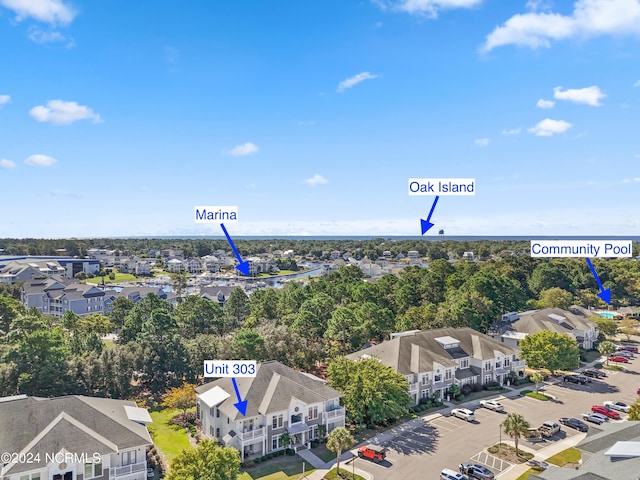 2537 St James Dr SE Unit 303, Southport, NC 28461 - aerial view of residential area