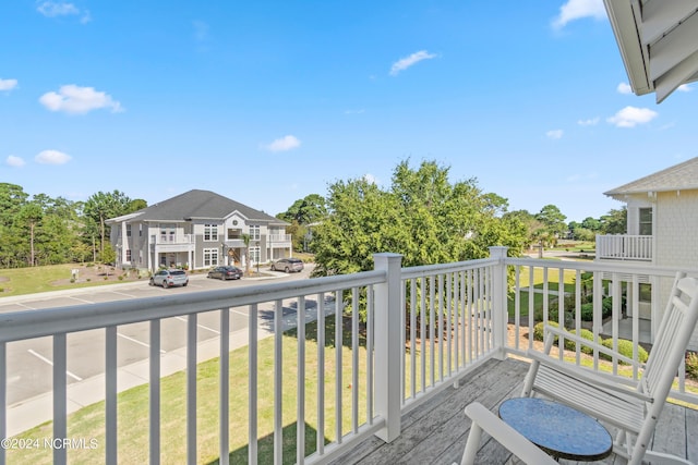 2537 St James Dr SE Unit 303, Southport, NC 28461 - view of wooden deck