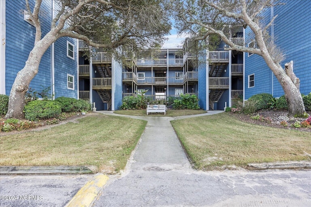 view of property with stairs