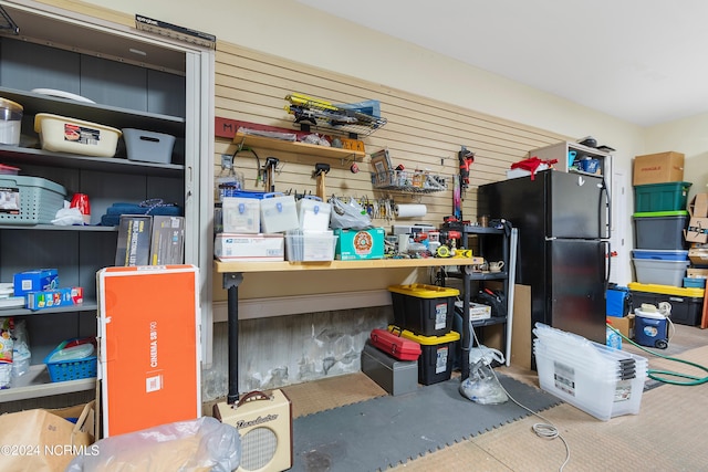 view of storage room