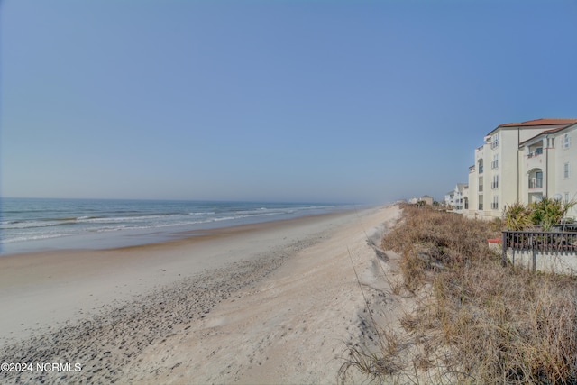 water view featuring a view of the beach