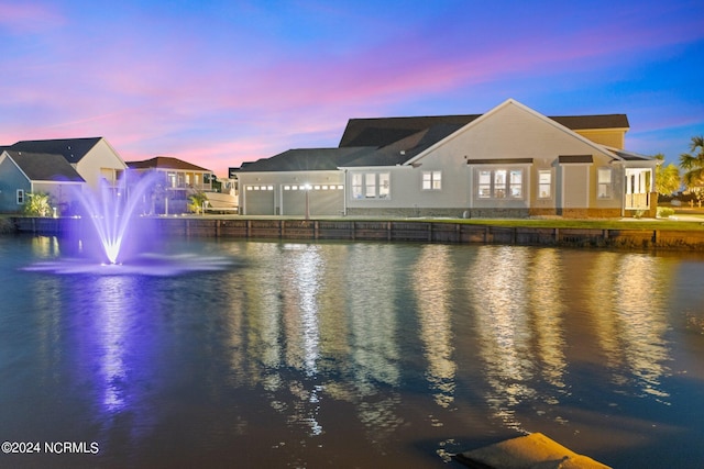 view of water feature