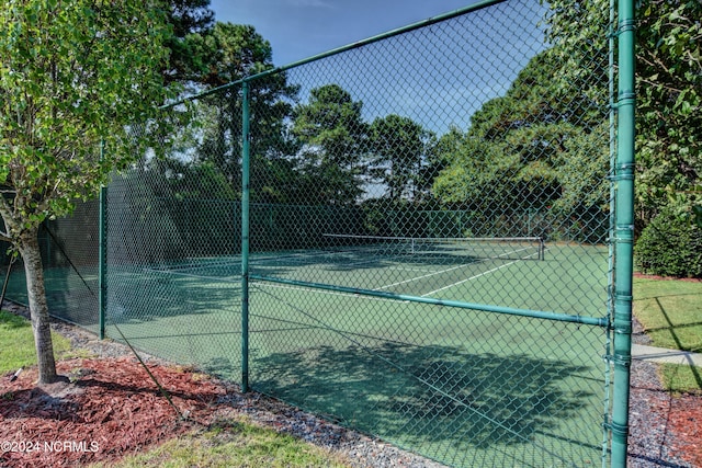 view of tennis court